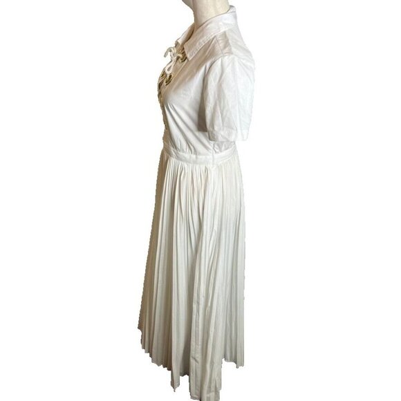 J. Crew White Maxi Dress Size 8 - Picture 4 of 9